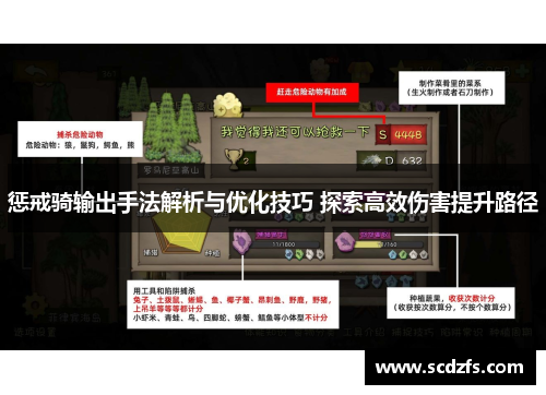 惩戒骑输出手法解析与优化技巧 探索高效伤害提升路径